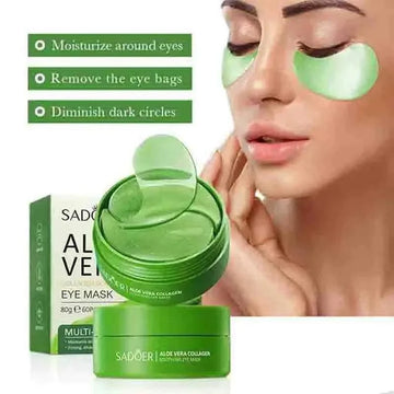 The Secret to Bright, Youthful Eyes: Aloe Vera Collagen Eye Masks