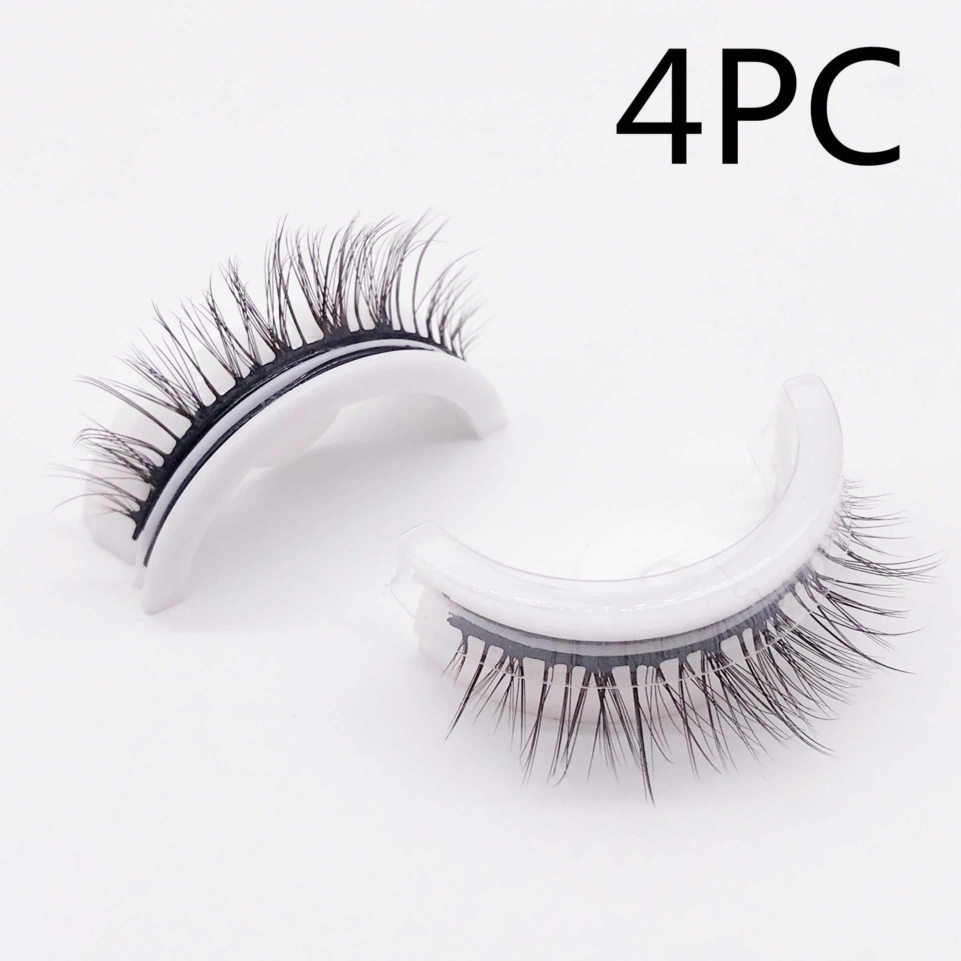 Reusable 3D Mink Lashes Natural False Eyelashes Self-adhesive Fake Glue-free Lashes Makeup Eyelash Extension Silk Eyelashes - vividbella