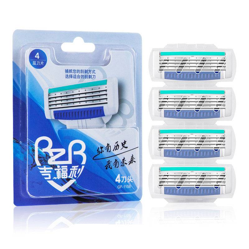 Manual razor 4-layer razor blade - vividbella