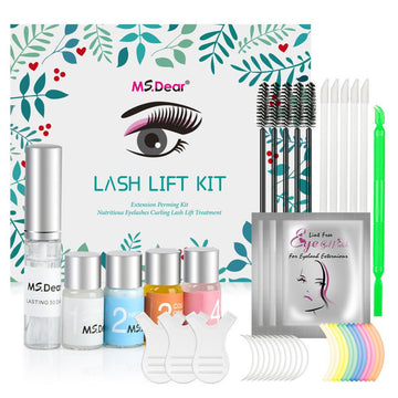 Perm Eyelash Set with bottled liquid for month-long eyelash curl, safety, and quality, suitable for all occasions.