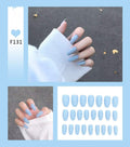 Nail Art Scrub Ballet Fake Nails - vividbella