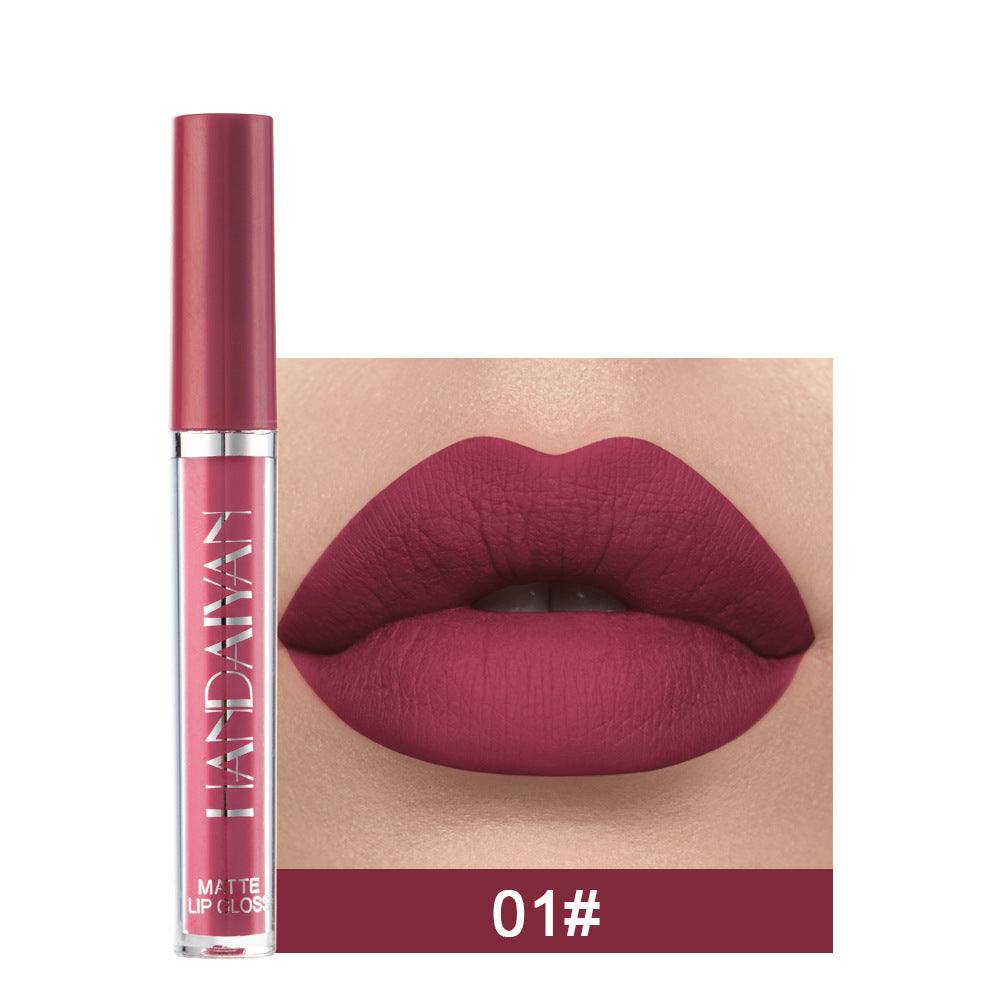 Matte Non-stick Cup Lip Gloss, Non-fading Matte Liquid Lipstick - vividbella