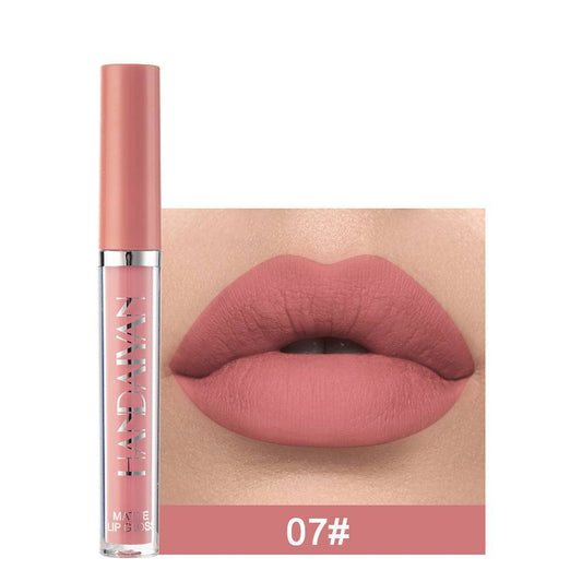 Matte Non-stick Cup Lip Gloss, Non-fading Matte Liquid Lipstick - vividbella