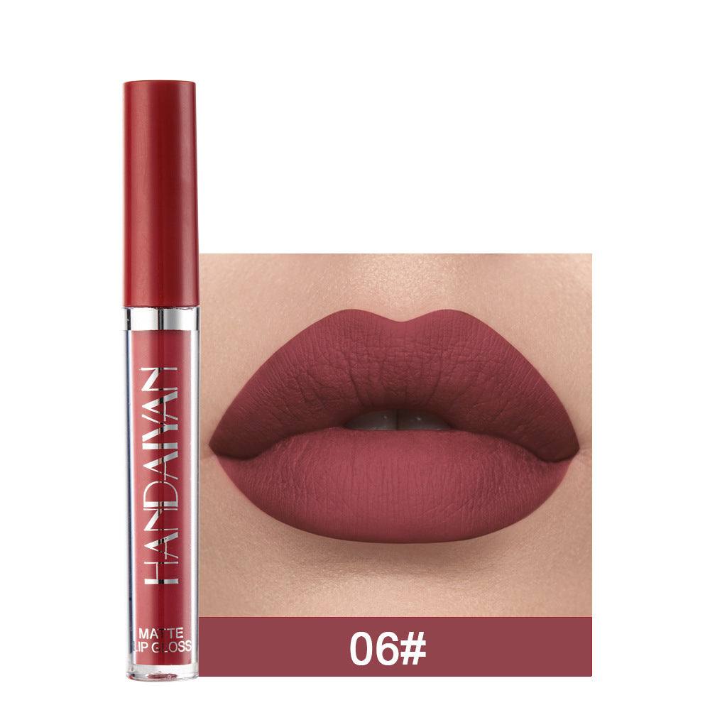 Matte Non-stick Cup Lip Gloss, Non-fading Matte Liquid Lipstick - vividbella