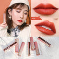 Starry lipstick in apricot orange shade A08 with glitter packaging - Vividbella