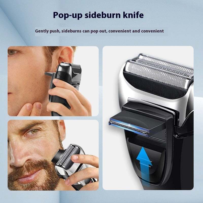 Electric Shaver LED Display Professional Shaver Reciprocating Multifunctional Shaver - vividbella