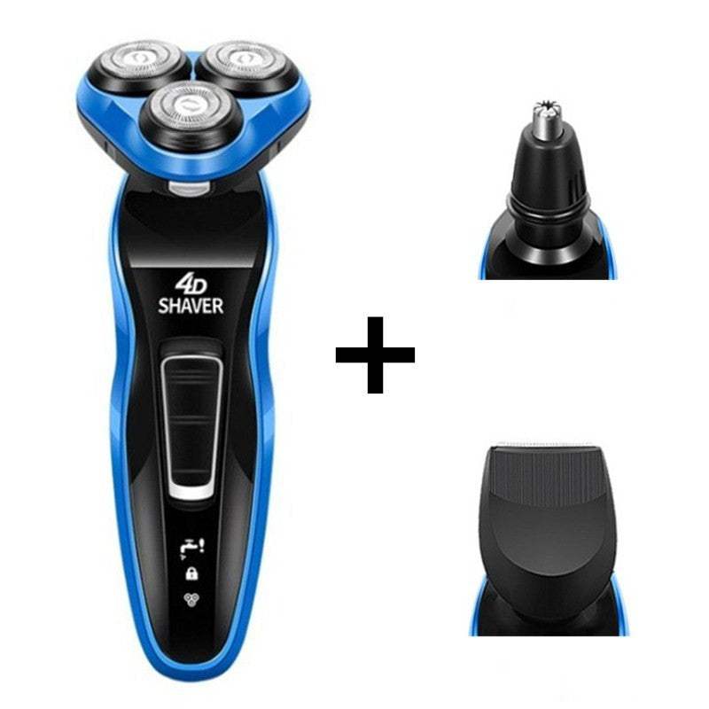 Multifunctional dry / wet 4 in 1 male electric shaver - vividbella