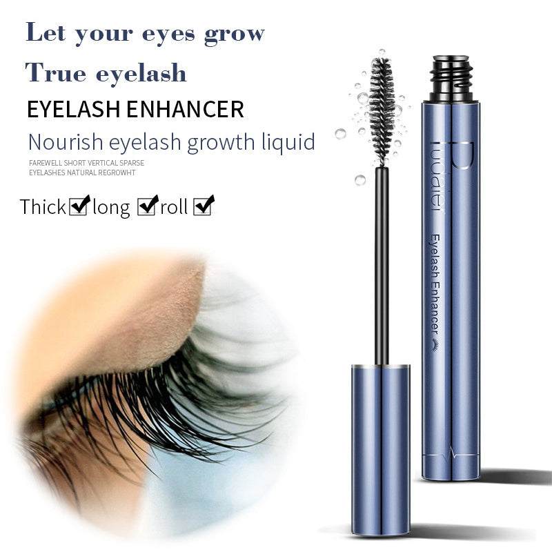 Eyelash growth liquid nourishing serum for longer, stronger lashes.