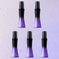 Leave-In Refreshing Voluminous Non-Sticky Hair Spray bottles with purple gradient design on a wet surface background - Vividbella