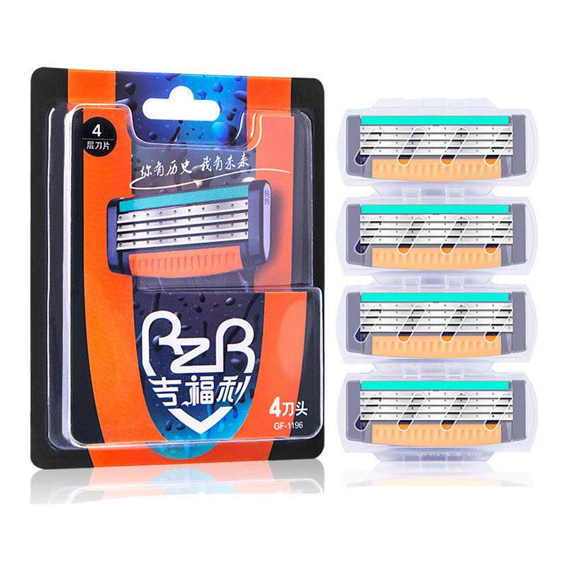 Manual razor 4-layer razor blade - vividbella