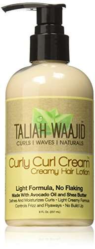 Taliah Waajid Curly Cream Creamy Hair Lotion 8 oz for defined curls and moisture.