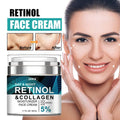 Advanced Retinol Collagen Cream For Face With 5  Hyaluronic Acid Anti-Aging Cream Anti Wrinkle Reduce Fine Lines Lifting And Firming Cream 24-Hour Facial Care Suitable For All Skin Types - vividbella