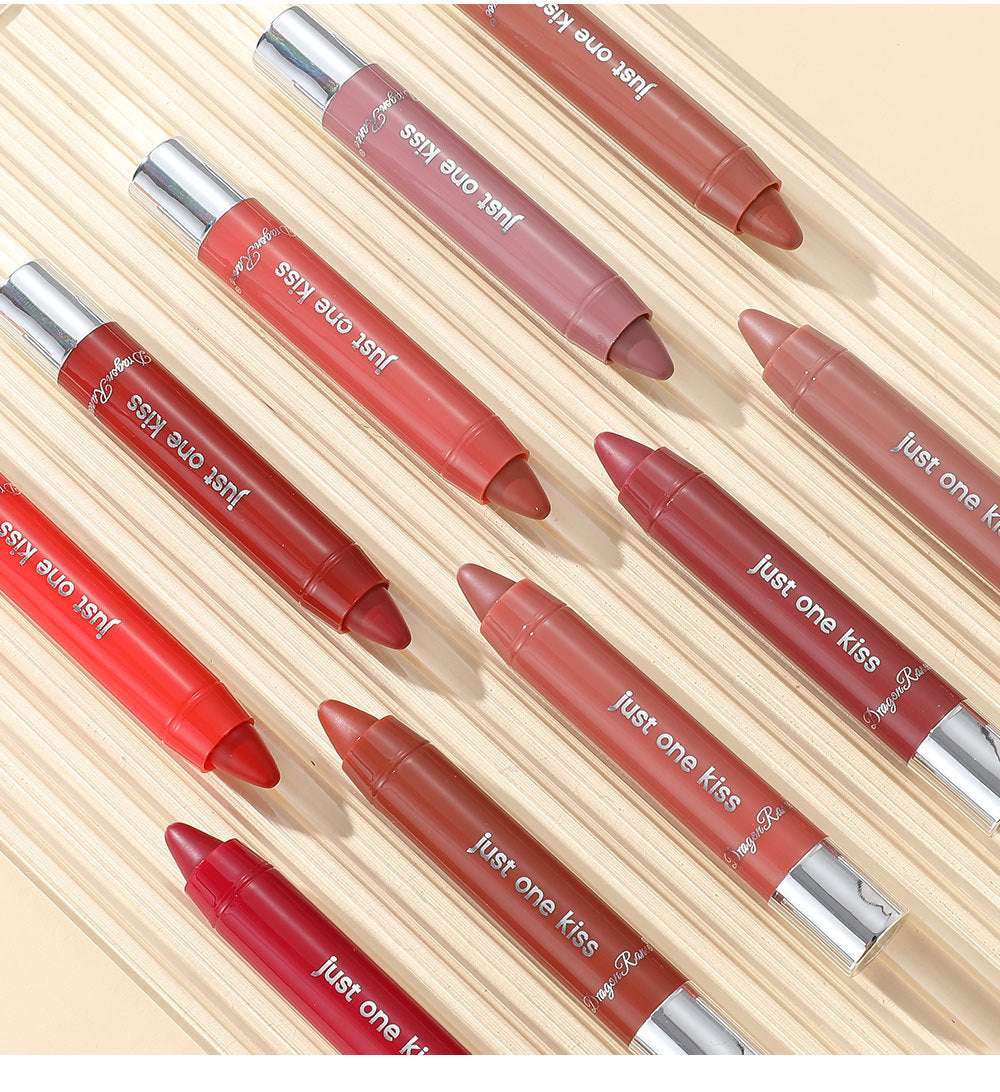 Solid Moist Lipstick Crayon Lipstick - vividbella