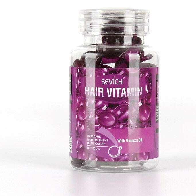 Hair Vitamin Keratin Complex Oil Hair Care Silky Hair Mask Repair Damaged Hair Capsule Serum Hair Repair Treatment Moroccan Oil - Vividbella