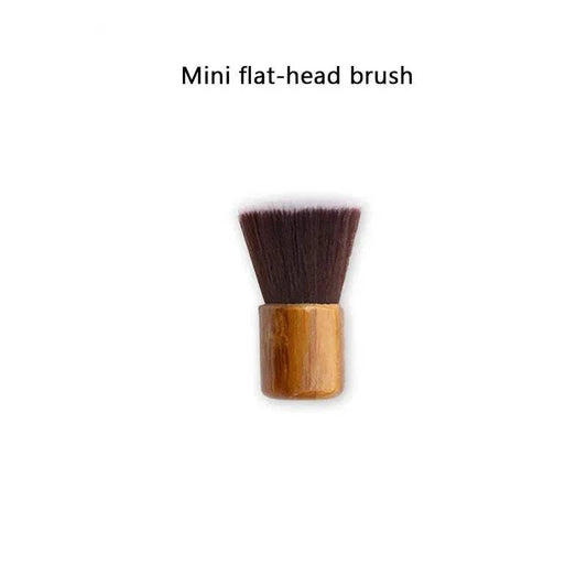 Makeup Brushes Bamboo Handle Powder Concealer Liquid Foundation Makeup - vividbella