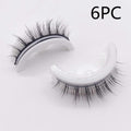 Reusable 3D Mink Lashes Natural False Eyelashes Self-adhesive Fake Glue-free Lashes Makeup Eyelash Extension Silk Eyelashes - vividbella