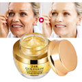 24K Gold Face Cream Dry Skin Care Whitening Snail Brightening - vividbella