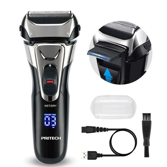 Electric Shaver LED Display Professional Shaver Reciprocating Multifunctional Shaver - vividbella