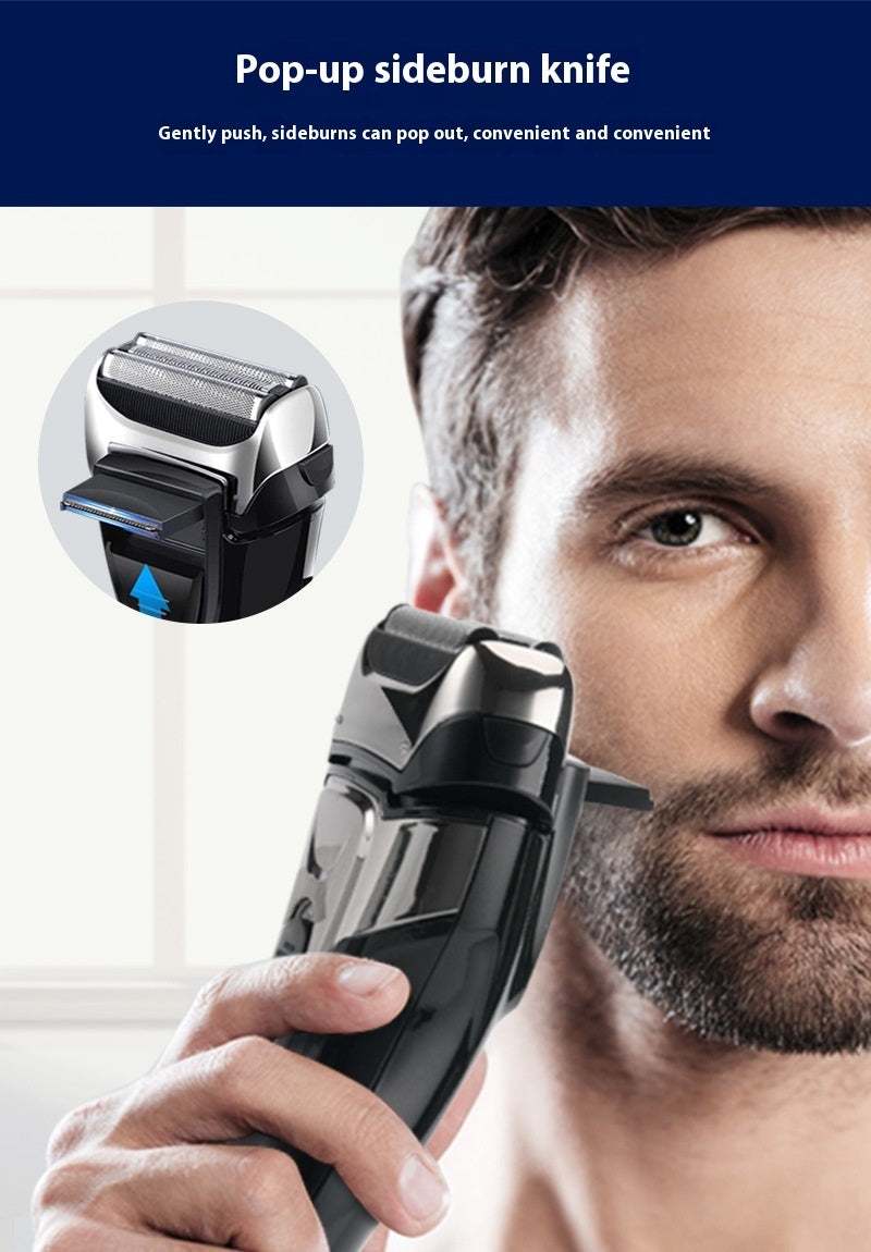 Electric Shaver LED Display Professional Shaver Reciprocating Multifunctional Shaver - vividbella