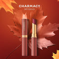 CHARMACY 16 Colors Waterproof Velvet Lipstick with Fall Leaves Background