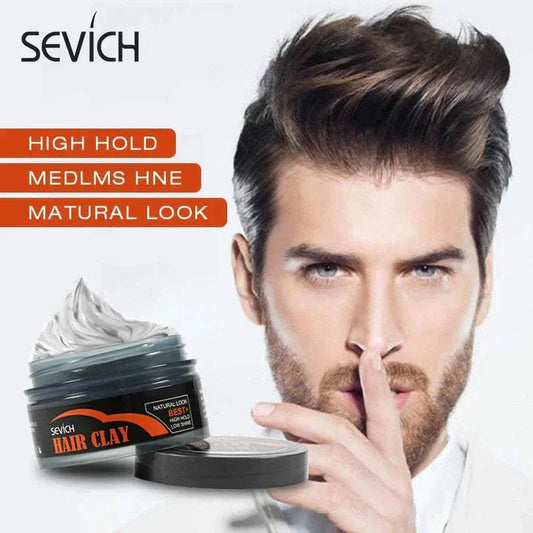 Sevich Retro Hair Styling Clay Mud for Strong Hold Matte Hairstyles.