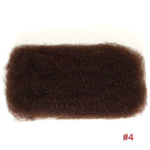 Afro Kinky Bulk Human Hair for Locs & Braids - Remy Peruvian color #4 - vividbella