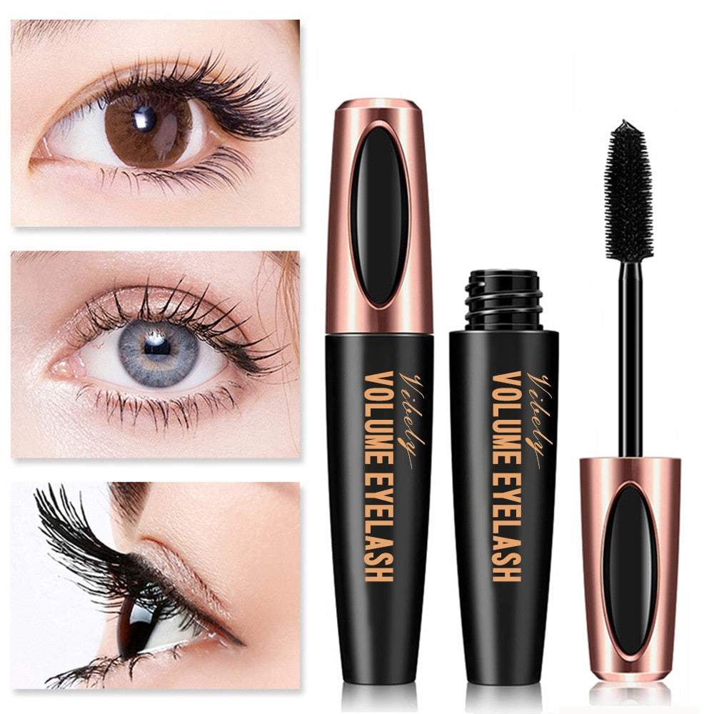 VIBELY Silk Mascara 4d Lengthens Eyelashes Extension Waterproof Long Lasting Eyelash Mask Eye Makeup Original Cosmetics Rimel - vividbella