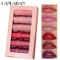 Liquid Lipstick Set with 6 Colors, Waterproof and Long-Lasting Formula