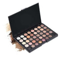 40 Color Matte Eyeshadow Palette with Glitter, Powder, Brush Set