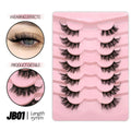 Mermaid Shop Half Lashes 5/7/10 Pairs Half Lashes Soft Natural Cat Eye Lashes Makeup Tool Fake Eyelashes Extension Fluffy Faux Cils - vividbella