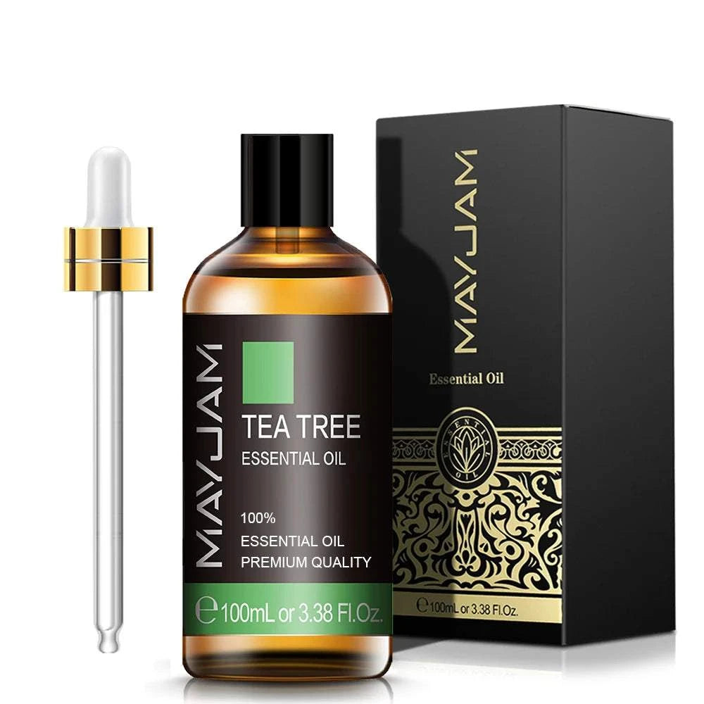 MAYJAM 100ML Pure Aroma Essential Oils Cinnamon Rosemary Cedarwood Lemongrass Tea Tree Massage Humidifier - vividbella