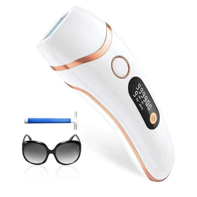 5minSkin at-home laser hair removal handset with accessories for silky smooth skin-Vividbella