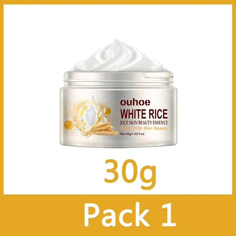 Rice anti-wrinkle facial cream for acne, melasma, pigmentation whitening; face lifting moisturizer, Korean cosmetics 30g.