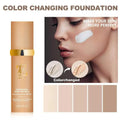 4-in-1 color changing concealer foundation with moisturizing and concealing effects for dark circles.