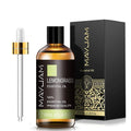 MAYJAM 100ML Pure Aroma Essential Oils Cinnamon Rosemary Cedarwood Lemongrass Tea Tree Massage Humidifier - vividbella