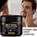 Men's retinol face moisturizer with anti-wrinkle and pore-shrinking features.