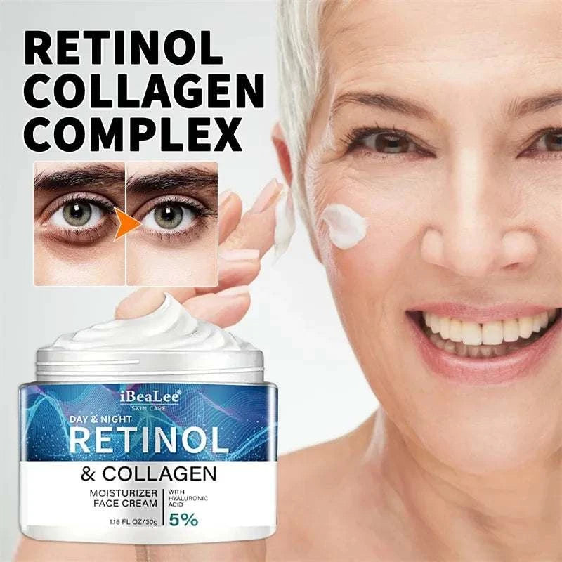 Anti-wrinkle face cream for removing fine lines and neck wrinkles, with firming, whitening, moisturizing, and brightening effects.