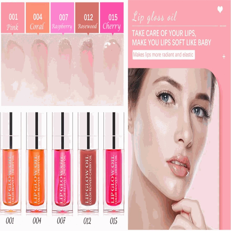 Lipstick Lipgloss Tinted Plumper Serum - Hydrating Lip Oil - 6ml-VividBella