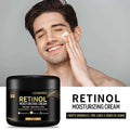 Men's retinol face moisturizer with anti-wrinkle and pore-shrinking features.