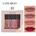 Liquid Lipstick Set with 6 Colors - Smooth, Waterproof, Long-lasting Lip Gloss