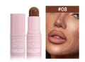 QIBEST Cream Contour Stick for natural contouring, suitable for all skin types, portable design.