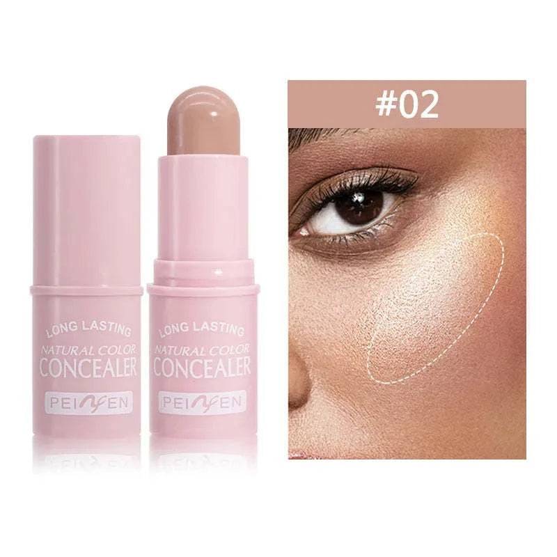 QIBEST Cream Contour Stick for natural contouring; easy application, portable design.