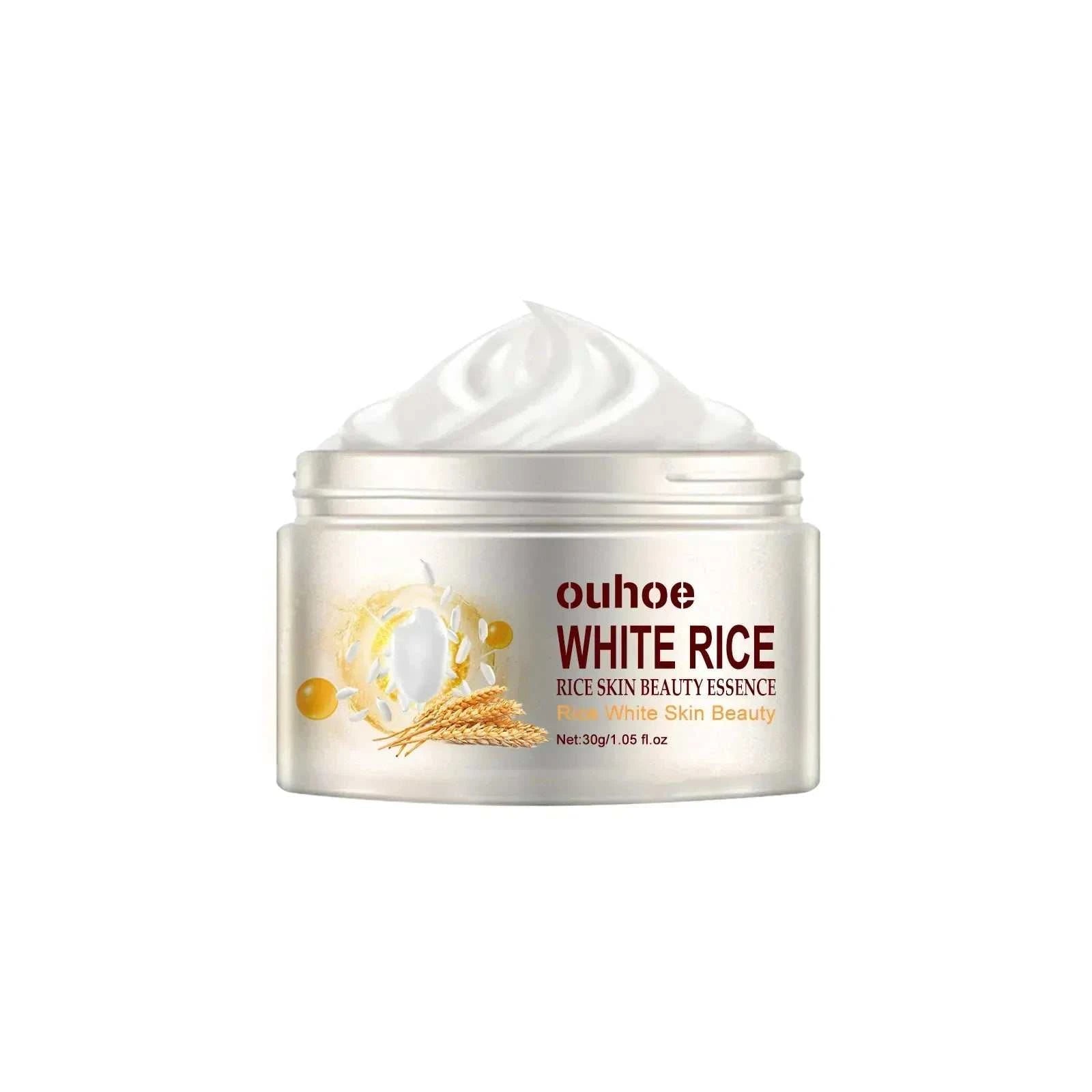 Rice anti-wrinkle facial cream for acne, melasma, pigmentation whitening; face lifting moisturizer, Korean cosmetics 30g.