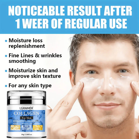 Anti-wrinkle Cream For Men Remove Face & Neck Wrinkles Firming Moisturizing Skin Retinol Face Cream Anti-aging Facial Treatment