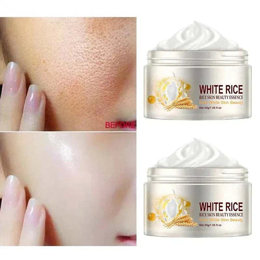 Rice anti-wrinkle facial cream for acne, melasma, pigmentation whitening; face lifting moisturizer, Korean cosmetics 30g.