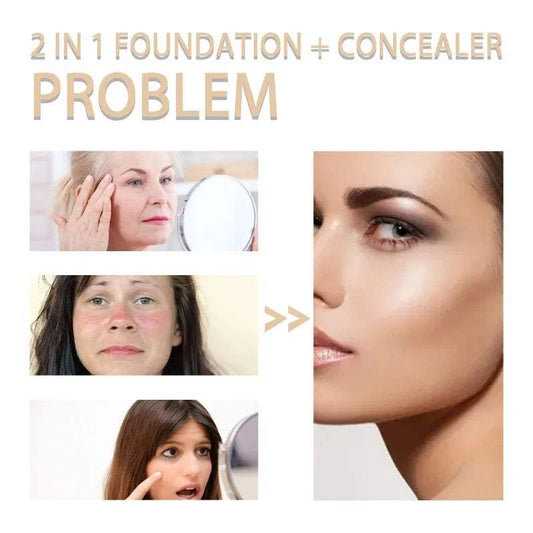 Cosmetics Concealer Foundation Cream, full coverage for blemishes, dark spots, and tattoos; moisturizing, long-lasting, and easy to apply.