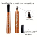 Waterproof Microblading Eyebrow Pen Set with fine-tipped applicator and special pen tip for precise eyebrow contouring.