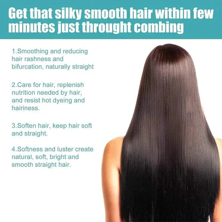 Silk & Gloss Hair Straightening Cream reduces frizz, improves hair softness, and provides a sleek look.