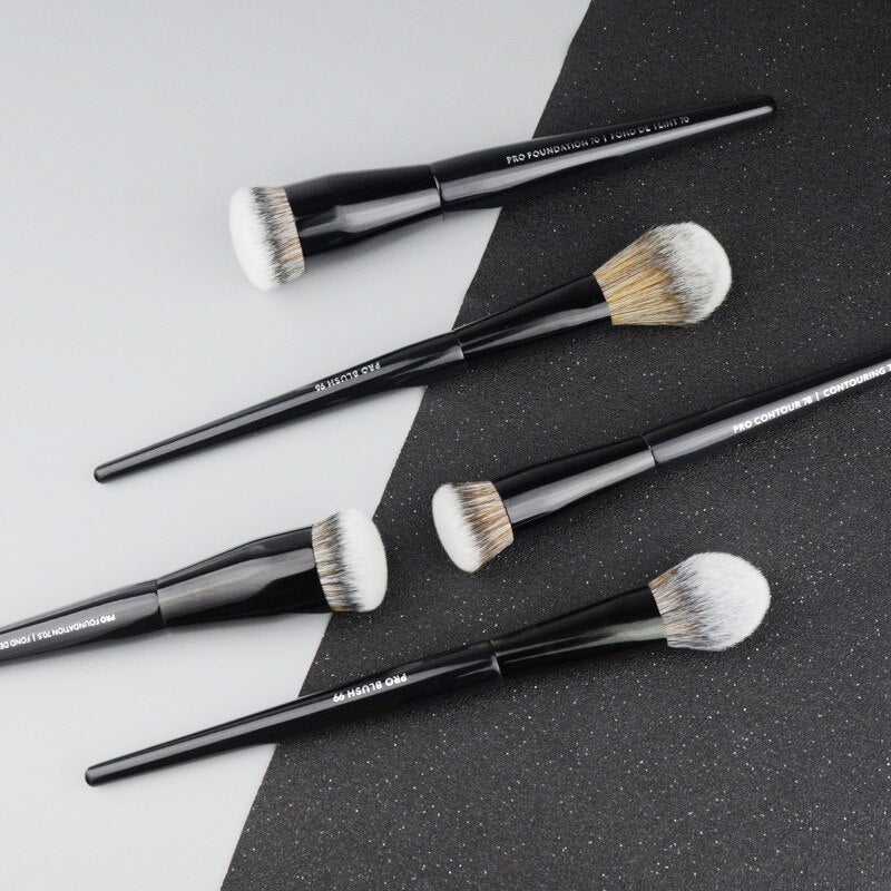 Pro Foundation Blush Contour Makeup Brushes Models 70/70.5/78/96/99 - vividbella