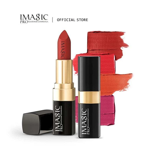 IMAGIC Lipstick Moisturizer Lips Smooth Lip Stick Long Lasting Charming Lip Lipstick Cosmetic Beauty Makeup 12 Colors - vividbella